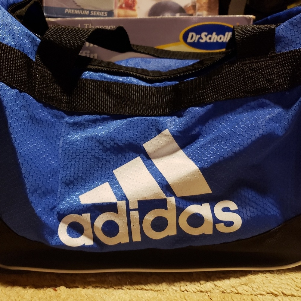 Medium Sized Blue Adidas Gym Bag